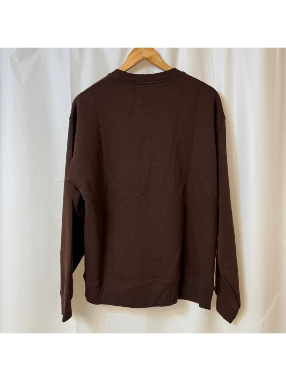 Brunette The Label Core Crew French Press Brown L/XL NWT - Picture 4 of 11